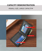 Carteira masculina em couro premium