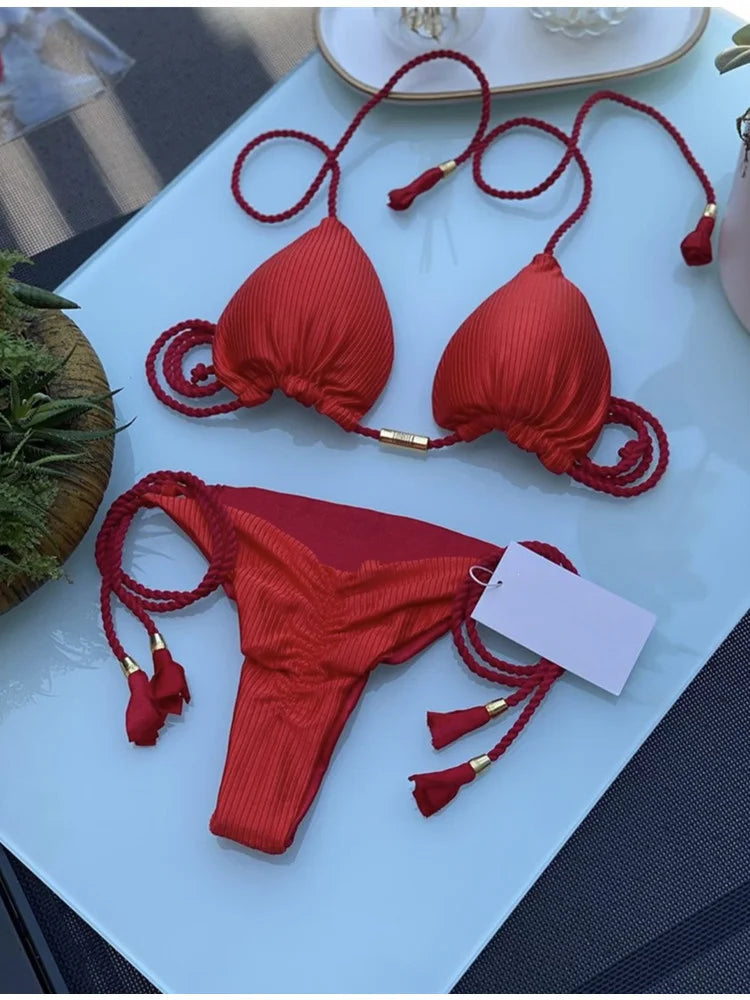 Conjunto de praia várias cores