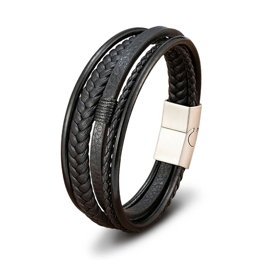 Bracelete Luxury Fashion em couro