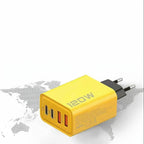 Adaptador ultra rápido para iPhone 17 16 15 Samsung Xiaomi Huawei