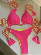 Conjunto de praia várias cores