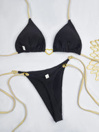 Biquini cores sólidas verão 2026