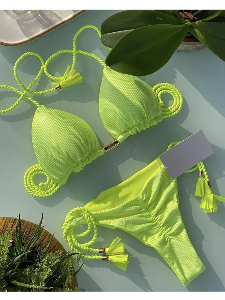 Conjunto de praia várias cores