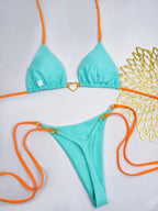 Biquini cores sólidas verão 2026