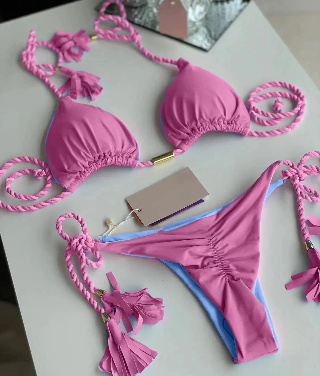 Conjunto de praia várias cores