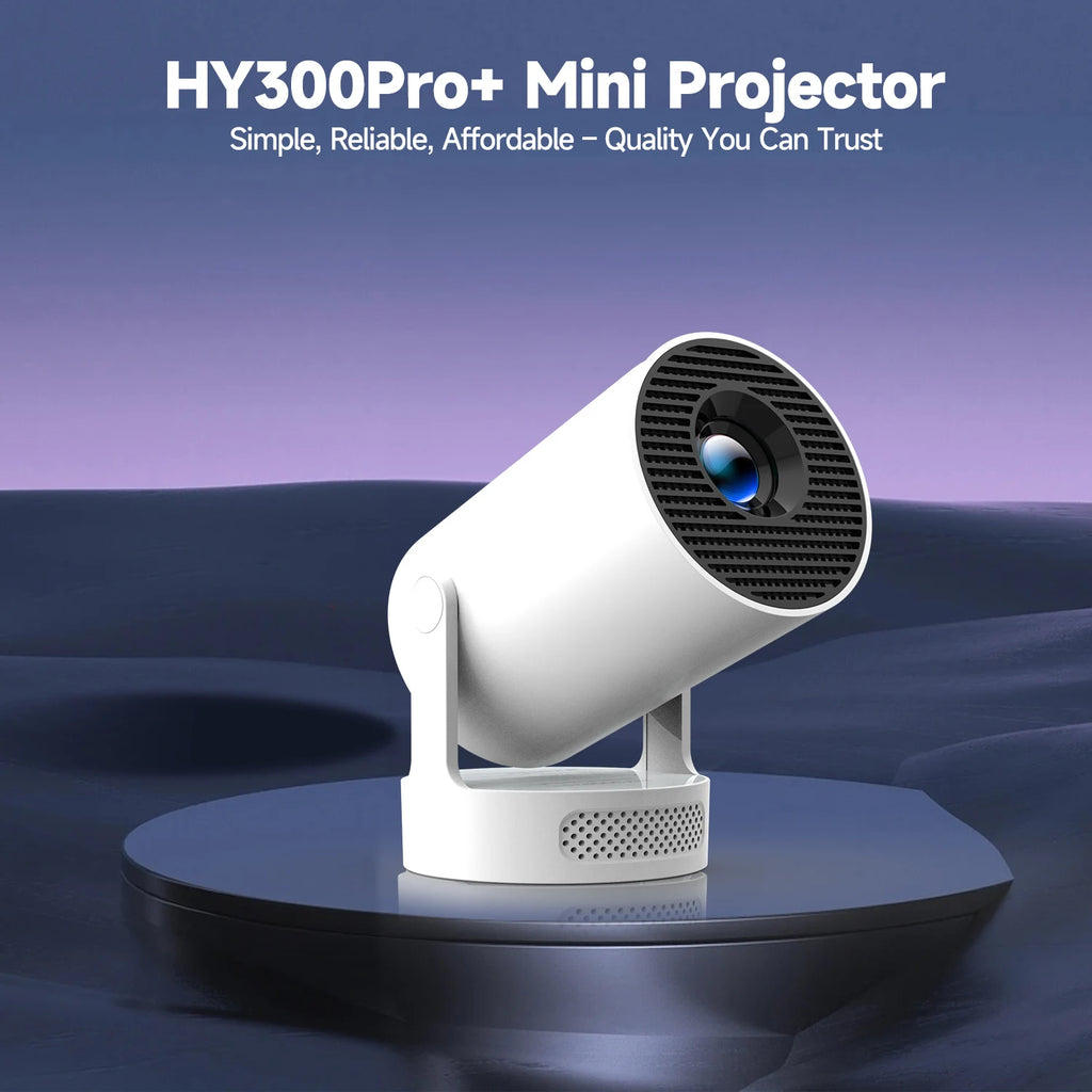 Mini Projetor HY300 Pro + 8K Wifi6 Android