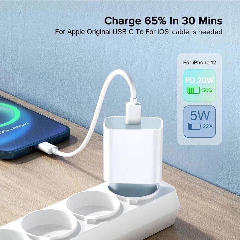Carregador 20W Fast Charging USB C